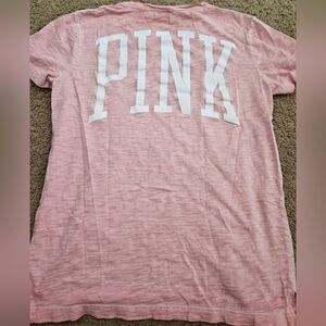 PINK Victoria's Secret Spellout Oversized Pocket Tee